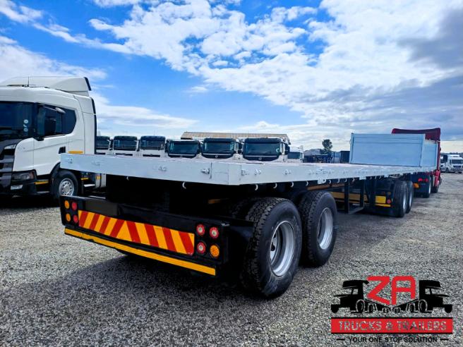 1996 HARTLAND SUPERLINK FLAT DECK TRAILER #53121